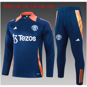 Kids Manchester United Training Suit Royal 2024/25