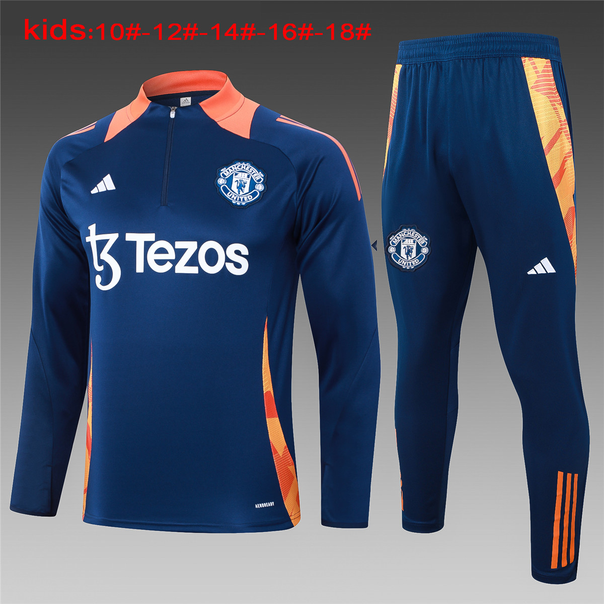Kids Manchester United Training Suit Royal 2024/25