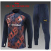 Kids Olympique Marseille Training Suit Orange - Royal 2024/25