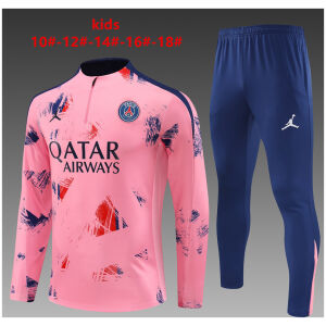 Kids PSG x Jordan Training Suit Pink 2024/25