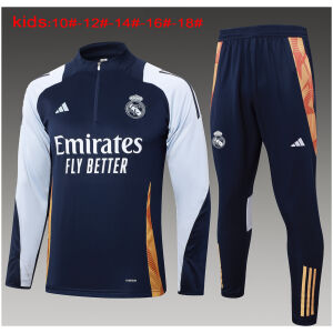Kids Real Madrid Training Suit Royal 2024/25
