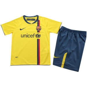 Kids Retro Barcelona Away Jersey 2008/09