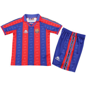 Kids Retro Barcelona Home Jersey 1996/97