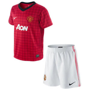 Kids Retro Manchester United Home Jersey 2012/13