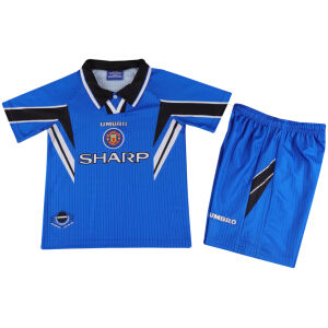 Kids Retro Manchester United Third Jersey 1996/98