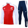 Mens Arsenal Jacket + Pants Training Suit Red 2024/25