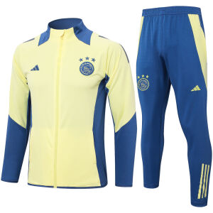 Mens Bayern Munich Jacket + Pants Training Suit Yellow 2024/25