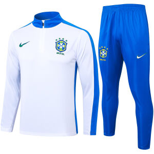 Mens Brazil Training Suit White 2024