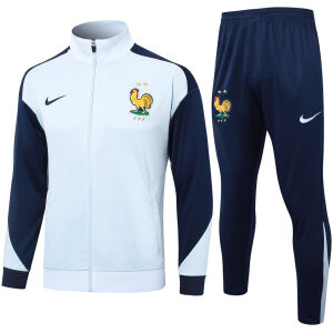 Mens France Jacket + Pants Training Suit Light Blue 2024