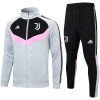 Mens Juventus Jacket + Pants Training Suit Grey 2024/25