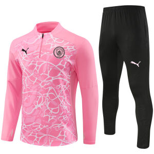 Mens Manchester City Training Suit Pink 2024/25