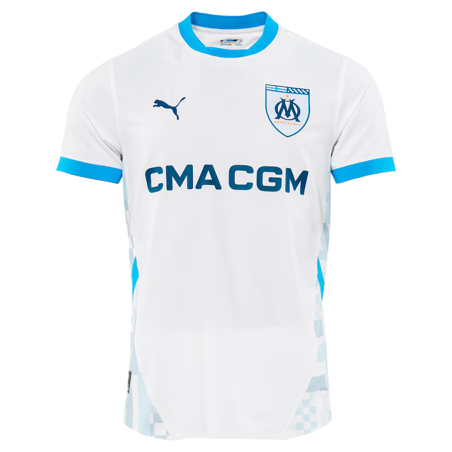 Mens Olympique Marseille Home Authentic Jersey 2024/25 – Match