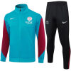 Mens PSG Jacket + Pants Training Suit Lake Blue 2024/25