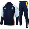 Mens Real Madrid Jacket + Pants Training Suit Royal - Light Blue 2024/25