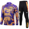 Mens Real Madrid Training Suit Purple Dragon 2024/25