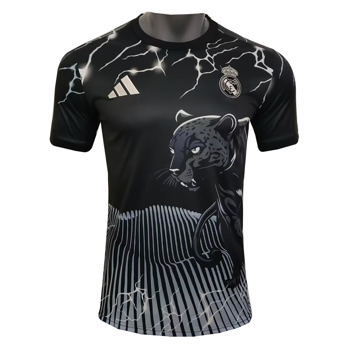 Herren Real Madrid Sonderausgabe Schwarz Leopard Jersey 2024/25