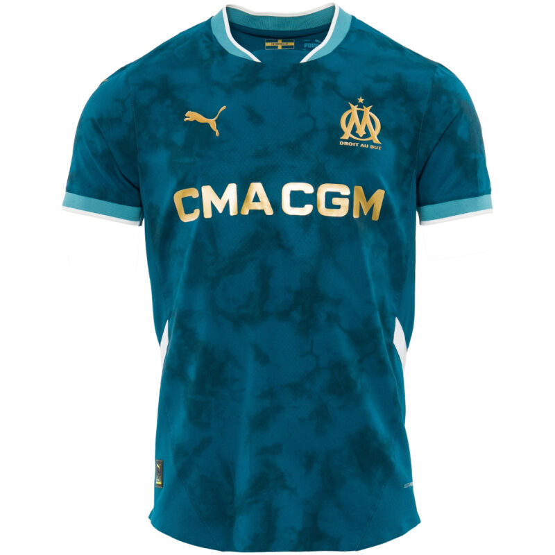 Mens Olympique Marseille Away Authentic Jersey 2024/25 – Match