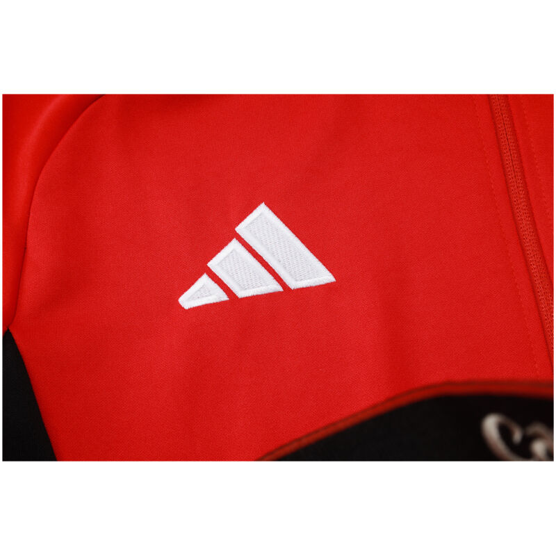 Mens Manchester United Jacket + Pants Training Suit Red 2024/25