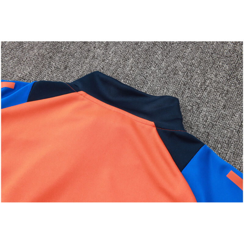 Mens Juventus Jacket + Pants Training Suit Orange 2024/25
