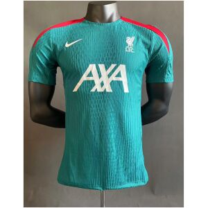 Mens Liverpool Pre-Match Short Training Authentic Green Jersey 2024/25 – Match