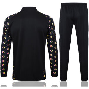 Mens Juventus Jacket + Pants Training Suit Black 2024/25