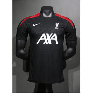 Mens Liverpool Pre-Match Short Training Authentic Black Jersey 2024/25 – Match