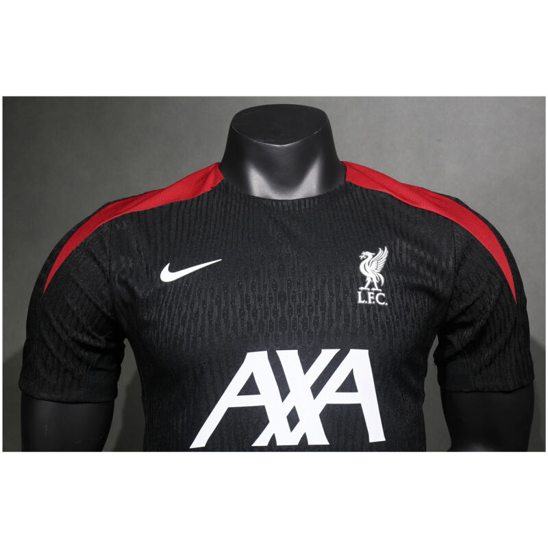 Mens Liverpool Pre-Match Short Training Authentic Black Jersey 2024/25 – Match