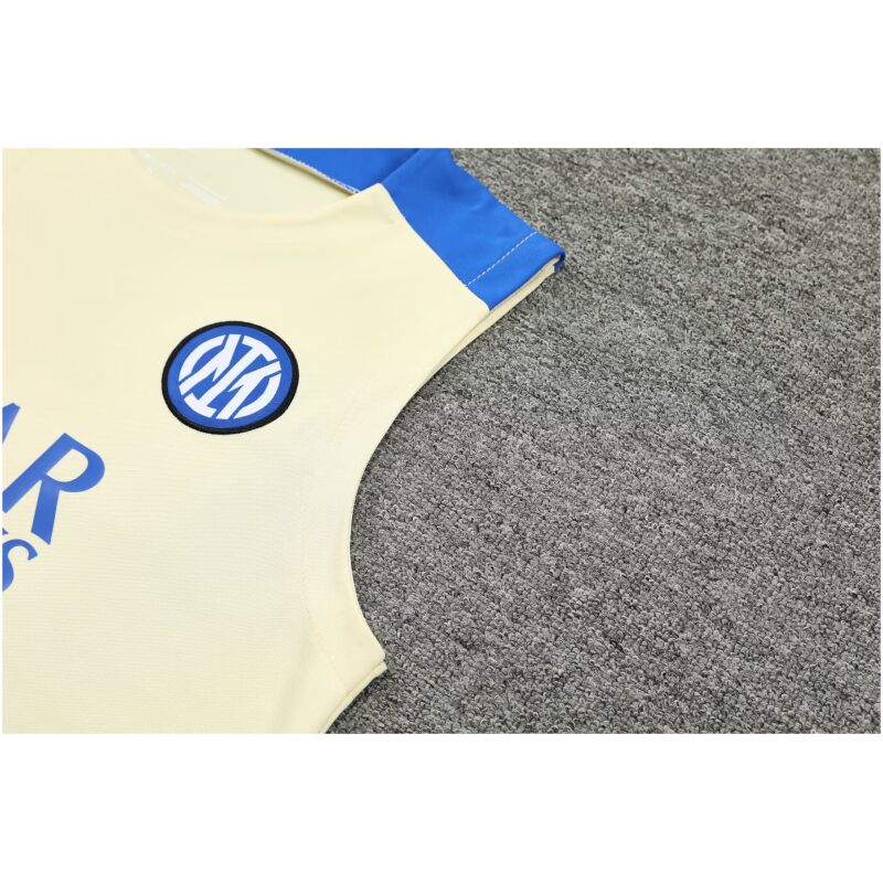 Mens Inter Milan Singlet Suit Yellow 2024/25