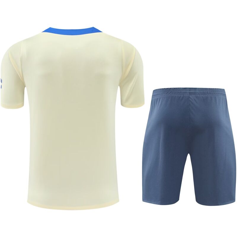 Mens Inter Milan Short Training Suit Yellow 2024/25