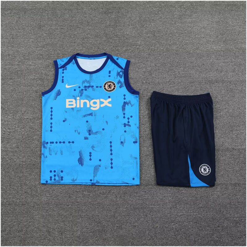 Mens Chelsea Singlet Suit Blue Pattern 2024/25