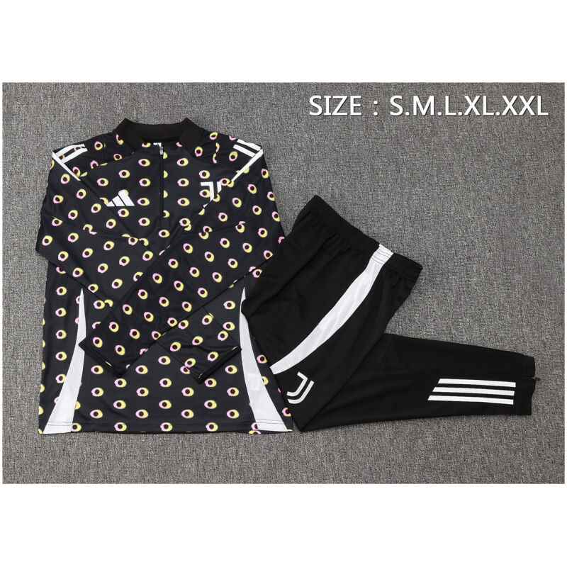 Mens Juventus Training Suit Black 2024/25