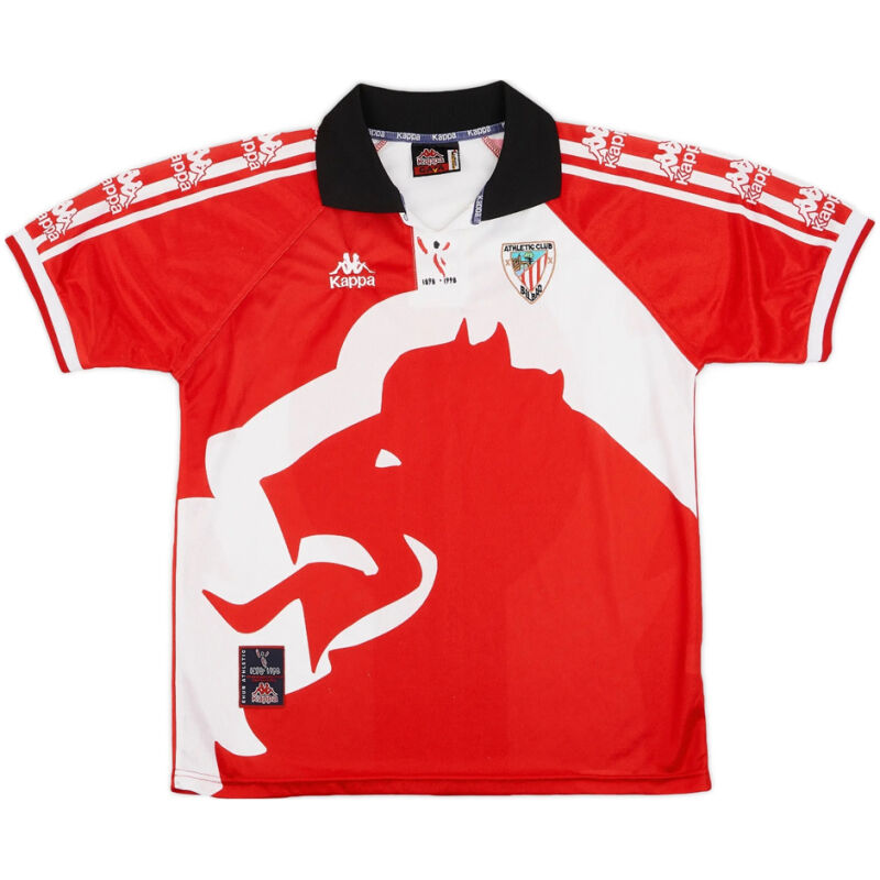 Mens Athletic Bilbao Retro Home Jersey 1997/99