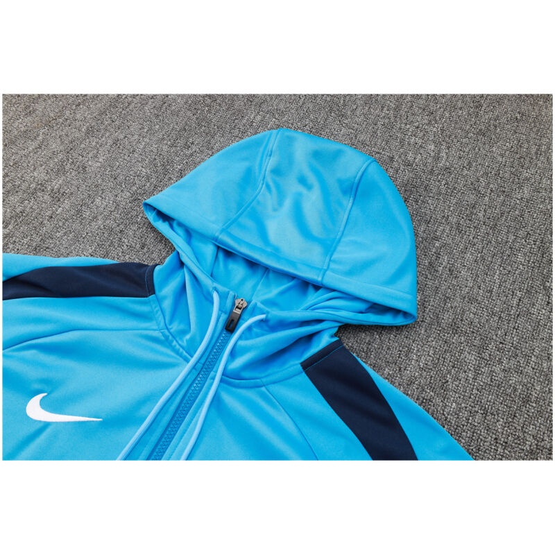 Mens Chelsea Hoodie Sweatshirt + Pants Training Suit Blue 2024/25
