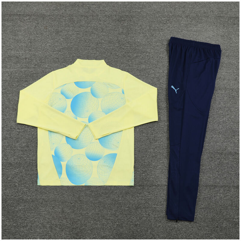 Kids Manchester City Training Suit Yellow 2024/25