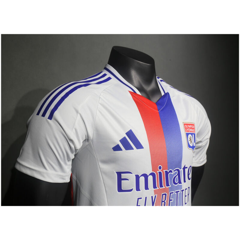 Mens Olympique Lyonnais Home Authentic Jersey 2024/25 – Match