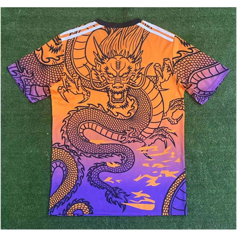 Mens Real Madrid Special Edition Orange Dragon Jersey 2024/25