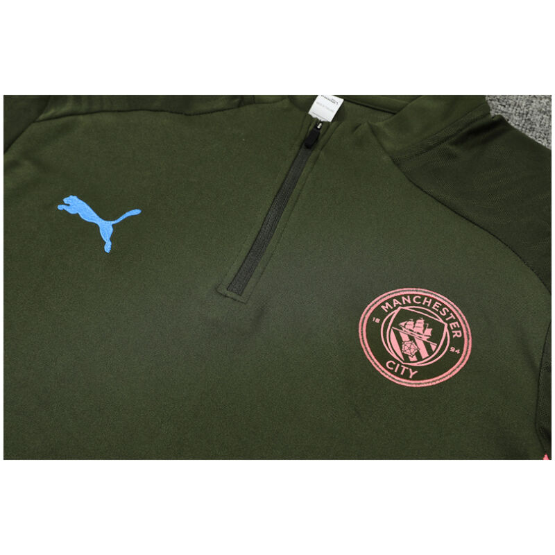 Mens Manchester City Training Suit Dark Green 2024/25