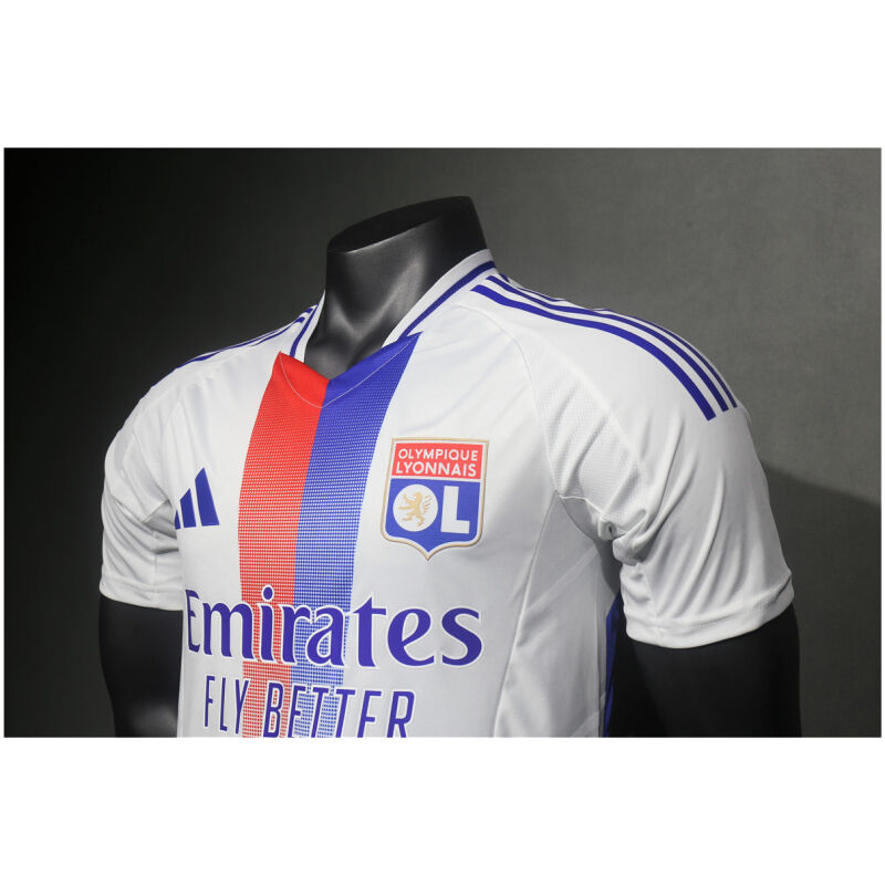 Mens Olympique Lyonnais Home Authentic Jersey 2024/25 – Match