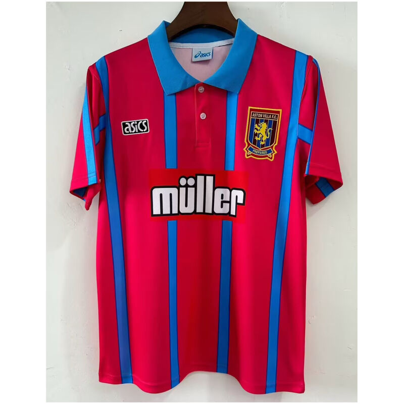 Mens Aston Villa Retro Home Jersey 1994
