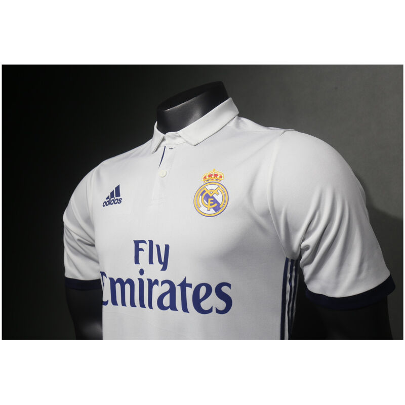 Mens Real Madrid Retro Home Authentic Jersey 2016/17 – Match