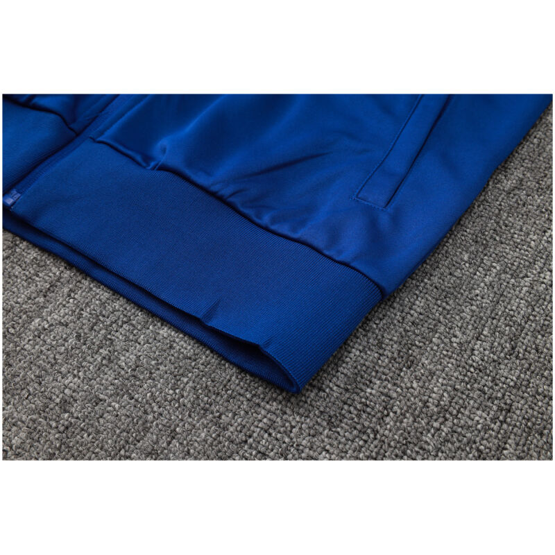 Mens Barcelona Jacket + Pants Training Suit Blue 2024/25
