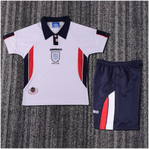 Kids Retro England Home Jersey 1998