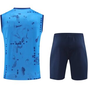 Mens Chelsea Singlet Suit Blue Pattern 2024/25