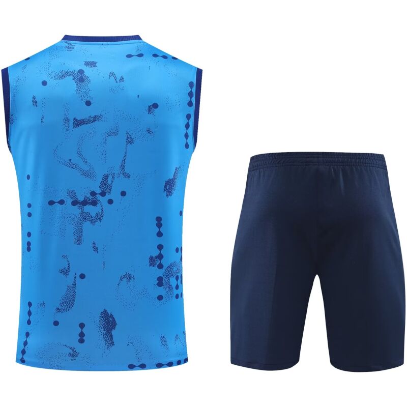 Mens Chelsea Singlet Suit Blue Pattern 2024/25