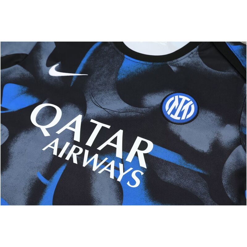 Mens Inter Milan Short Training Suit Grey 2024/25