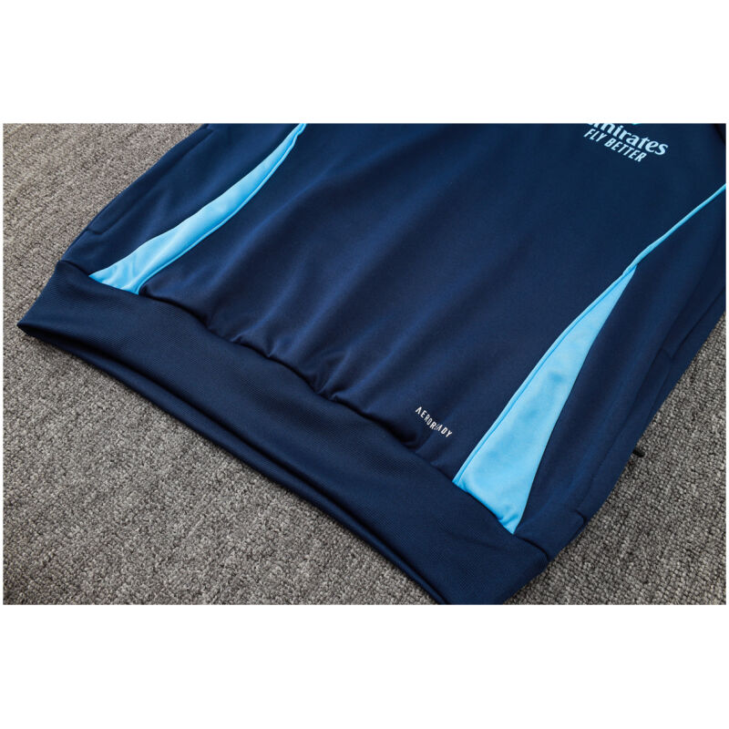 Mens Arsenal Hoodie Sweatshirt + Pants Training Suit Royal 2024/25