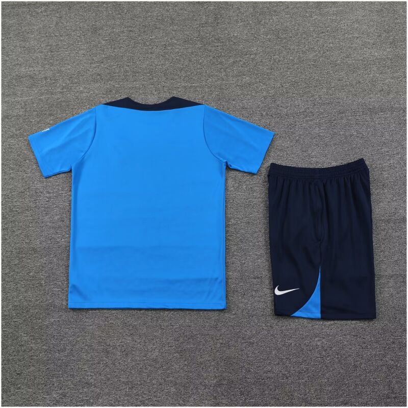 Mens Chelsea Short Training Suit Blue 2024/25