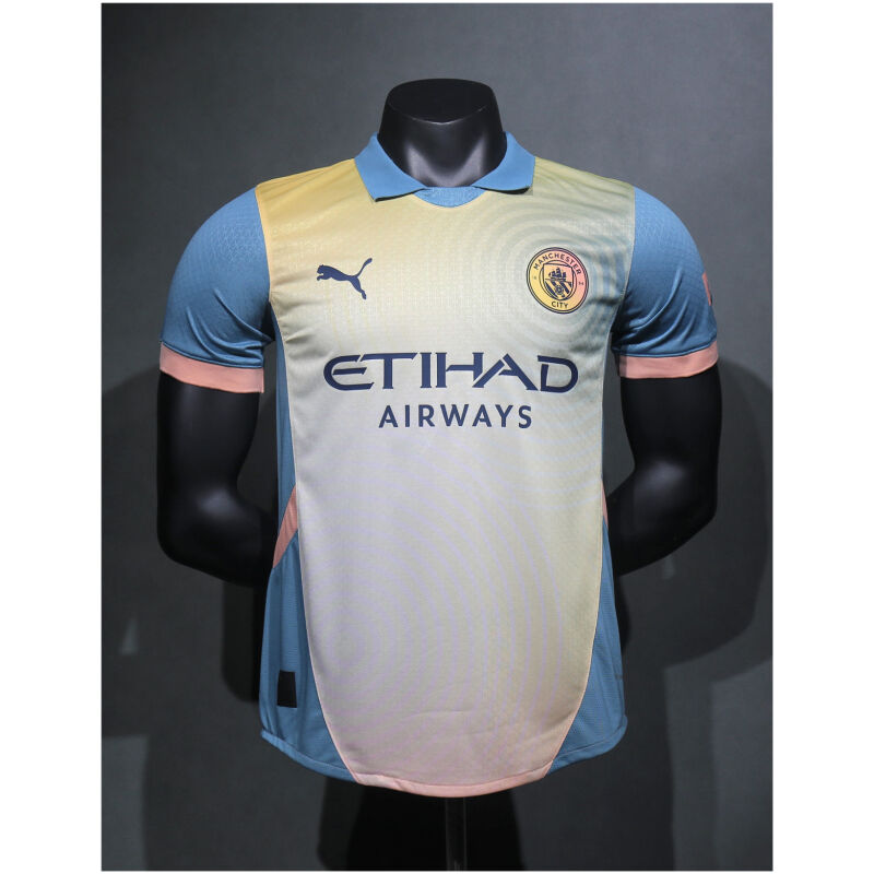 Mens Manchester City Fourth  Authentic Jersey 2024/25 – Match
