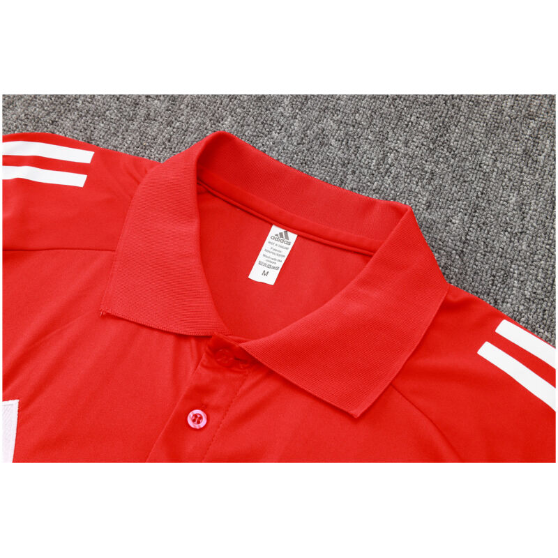 Mens Manchester United Polo Shirt Red 2024/25