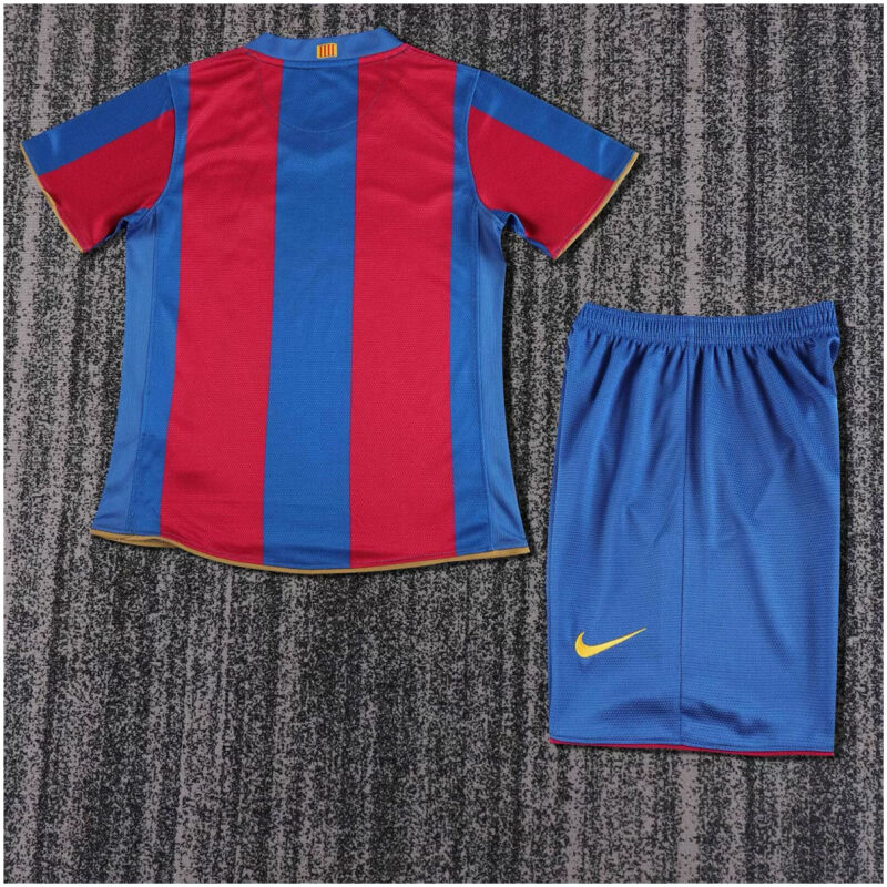 Kids Retro Barcelona Home Jersey 2007/08